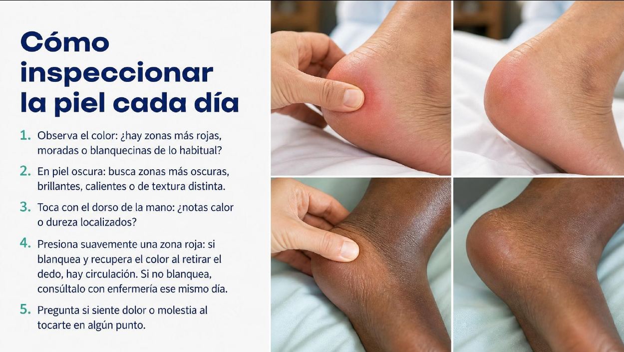 Página interior del manual: Cuidado de la piel