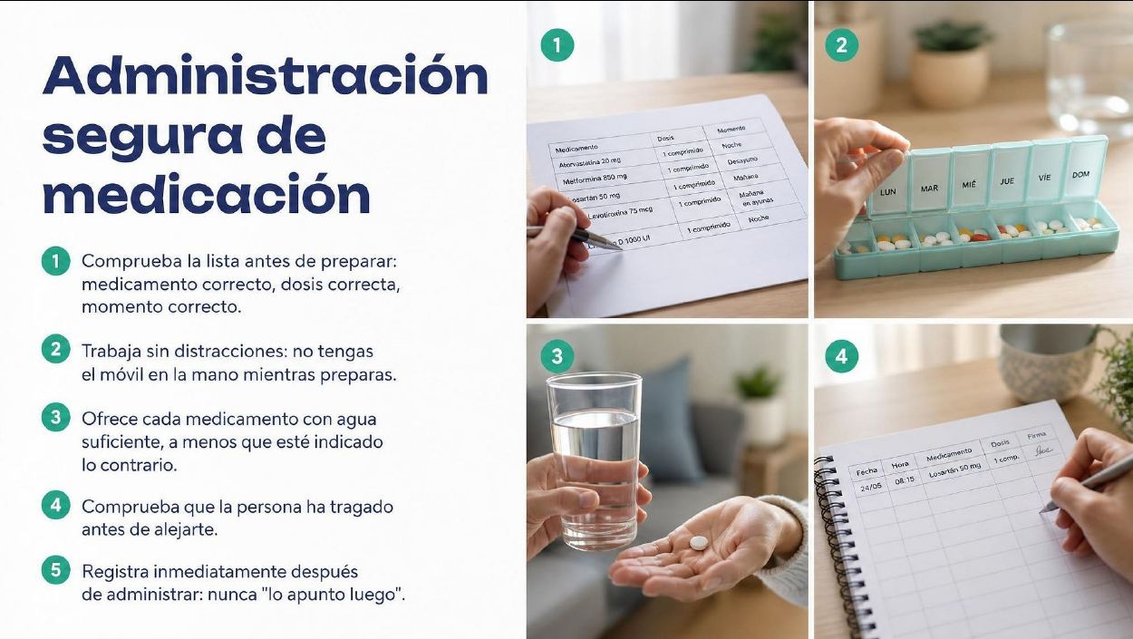 Página interior del manual: Medicación