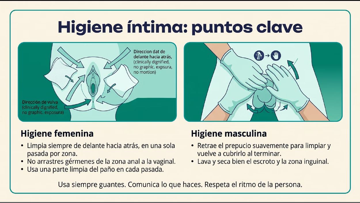Página interior del manual: Higiene íntima